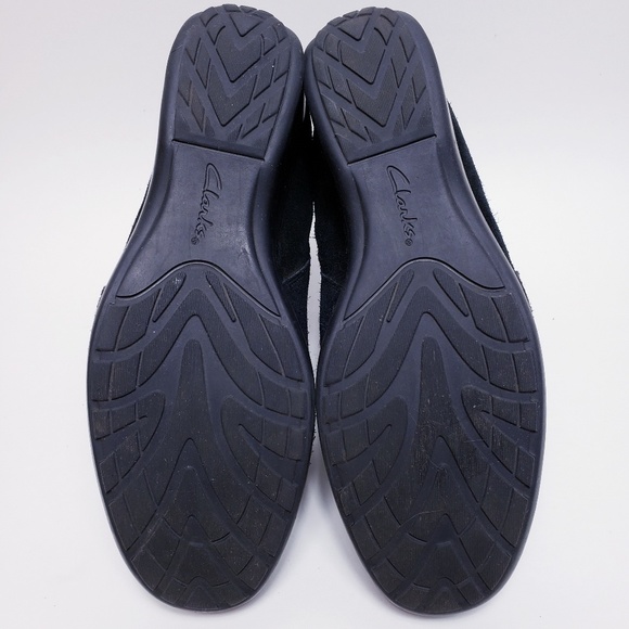 Clarks | Suede wedge ankle boots - Picture 4 of 6